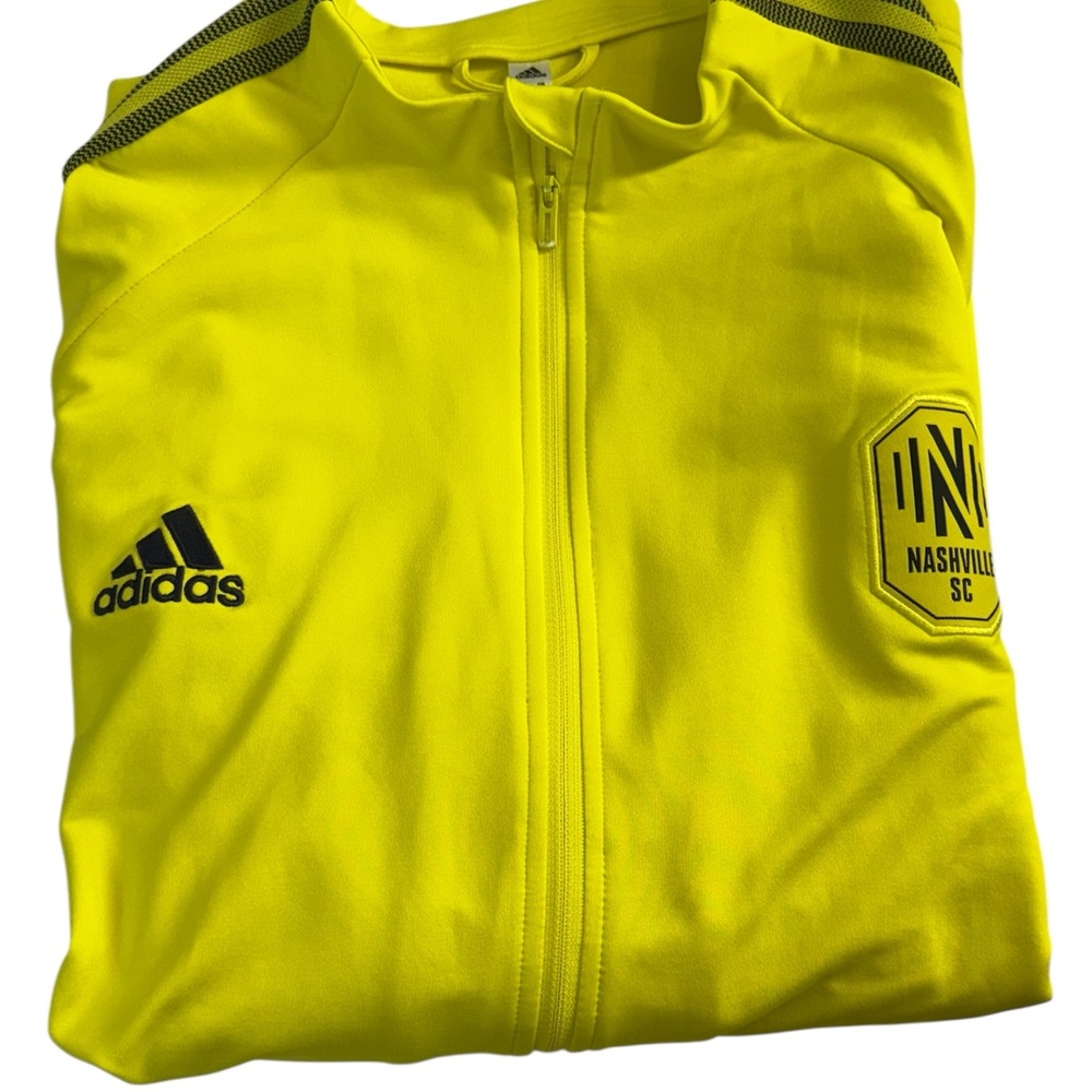 Adidas Bright Yellow Nashville SC Track Jacket